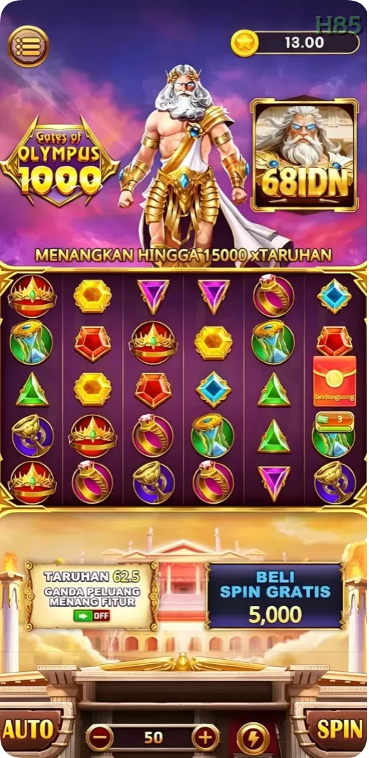 Cuplikan layar menu unduhan h85 untuk perangkat Android